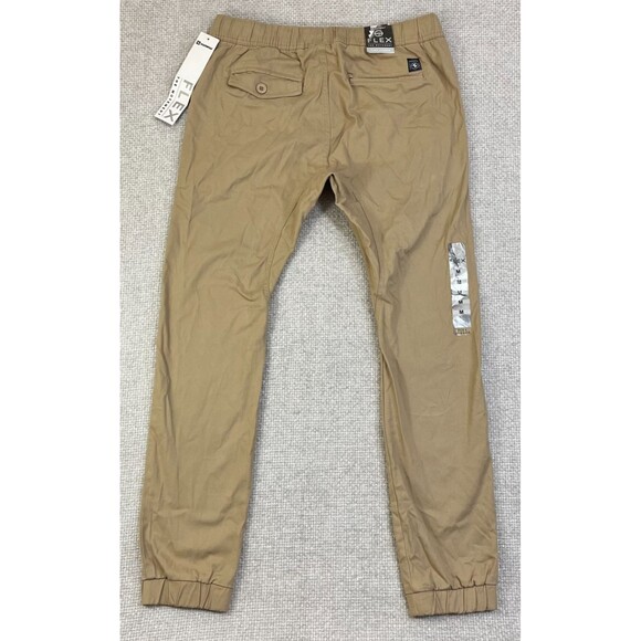 NEW Southpole Flex Jogger Pants Men's Medium Beige Tan FLEX The Movement - Picture 3 of 13